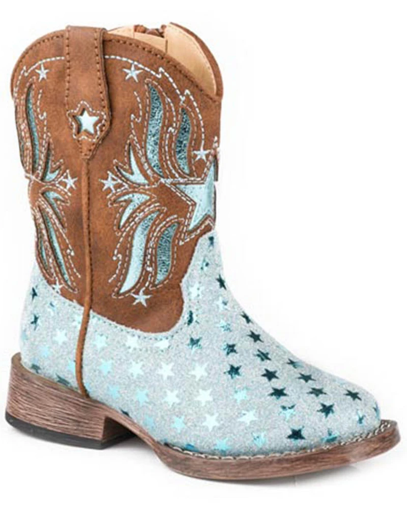 Roper Toddler Girls' Starlet Western Boots - Square Toe