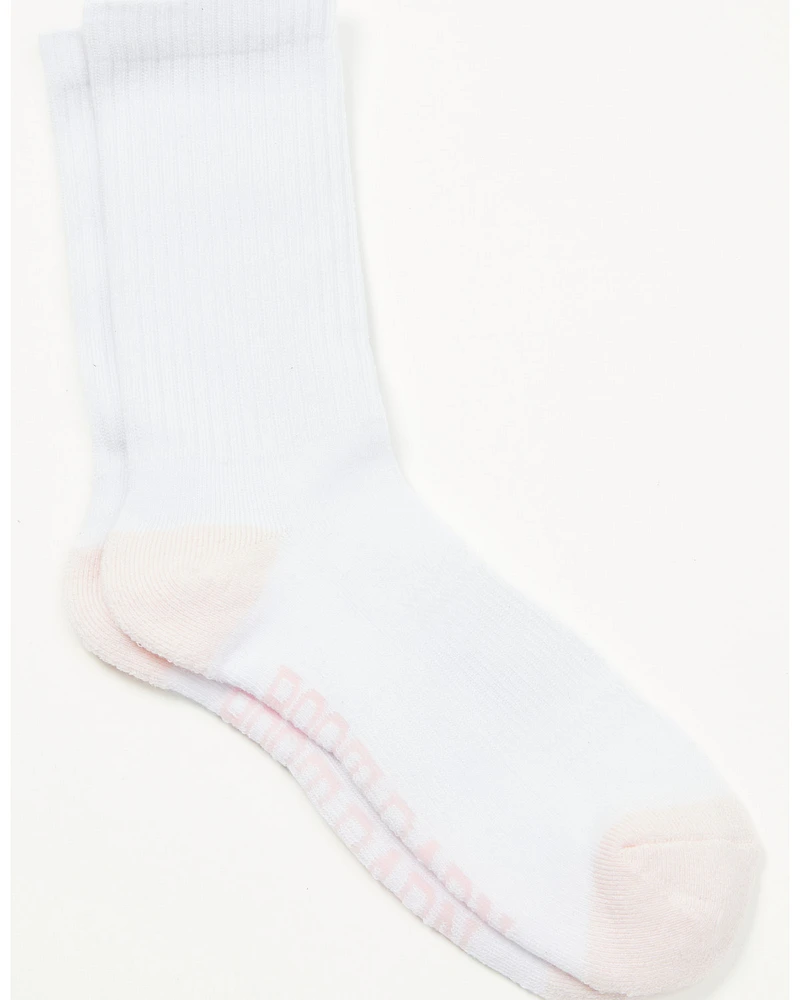 Boot Barn Women's Basic Crew Socks - 3 Pack