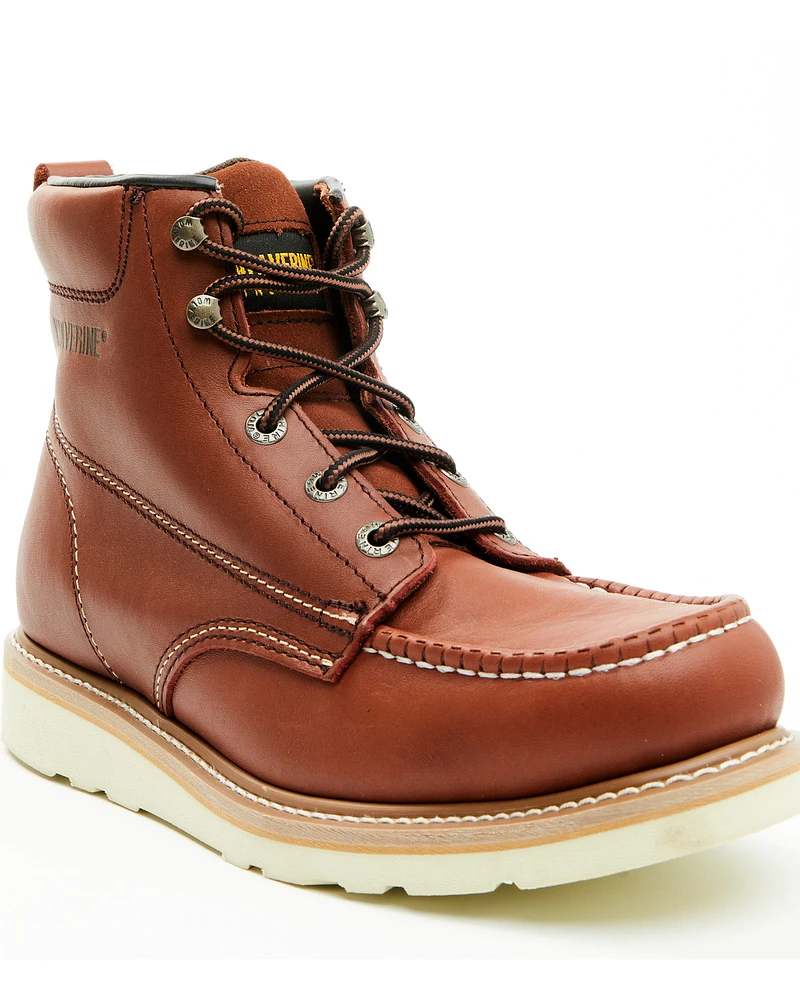 Wolverine Men's 6" Exclusive Moc Work Boots - Soft Toe