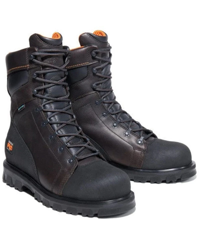 Timberland PRO Men's 8" Ringmaster Waterproof Work Boots - Steel Toe