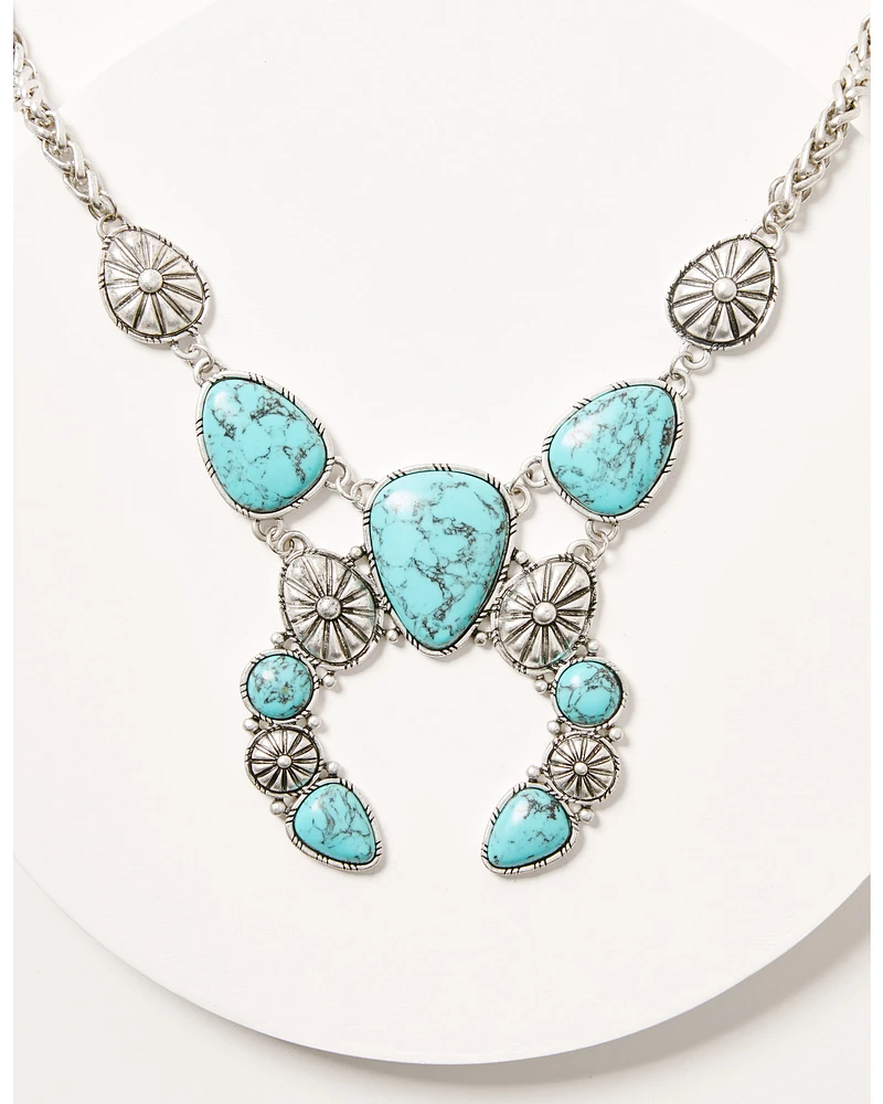 Idyllwind Women's Patomic Statement Squash Blossom Necklace
