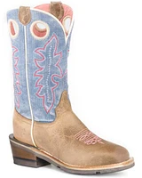Roper Girls' Ride 'Em Cowgirl Western Boots - Square Toe