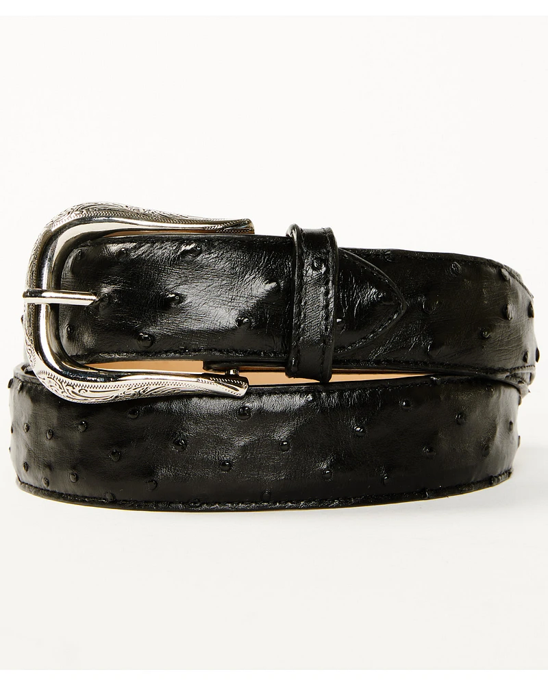 Cody James Black 1978® Men's Dawson Exotic Full Quill Ostrich Leather Belt