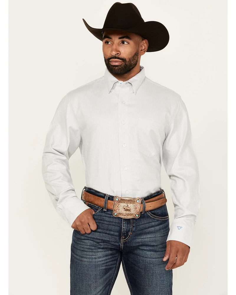 Wrangler X Cody Johnson Men's Checkered Print Long Sleeve Button-Down Western Shirt