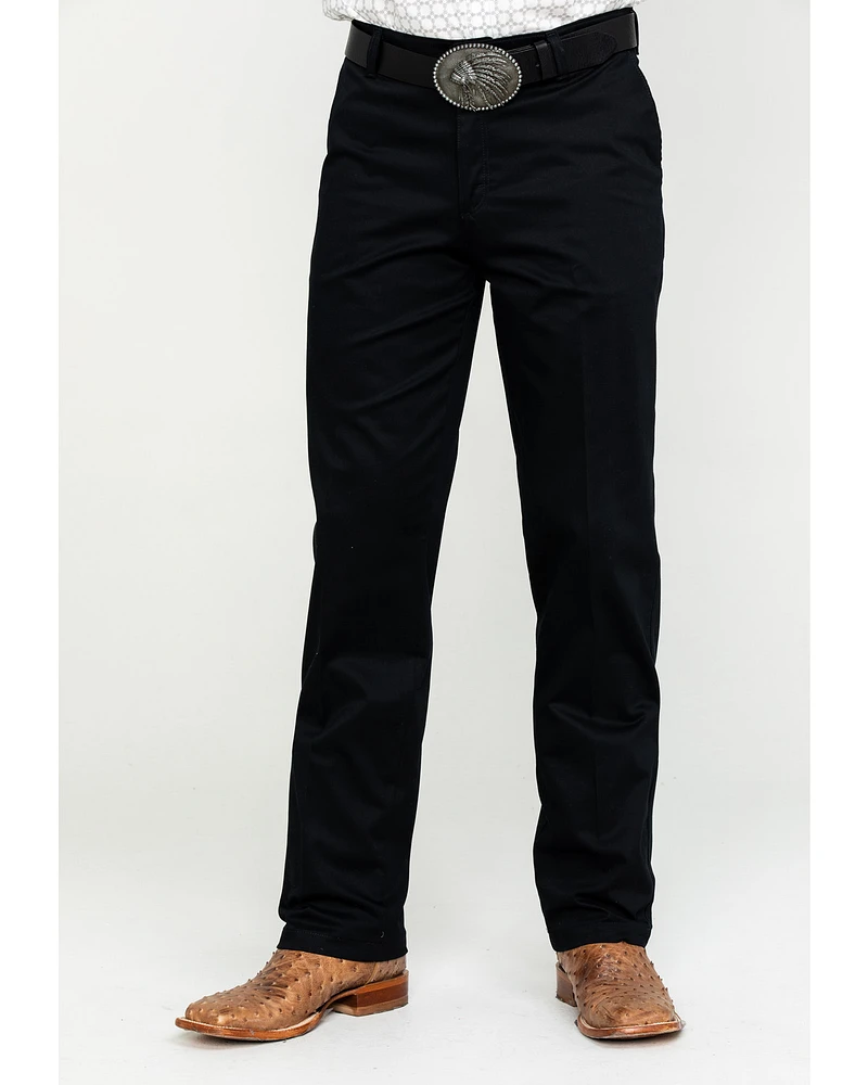 Wrangler Men's Casual Flat Front Western Pants
