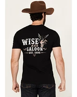 Cowboy Hardware Men's Wise Ass Saloon Short Sleeve Graphic T-Shirt