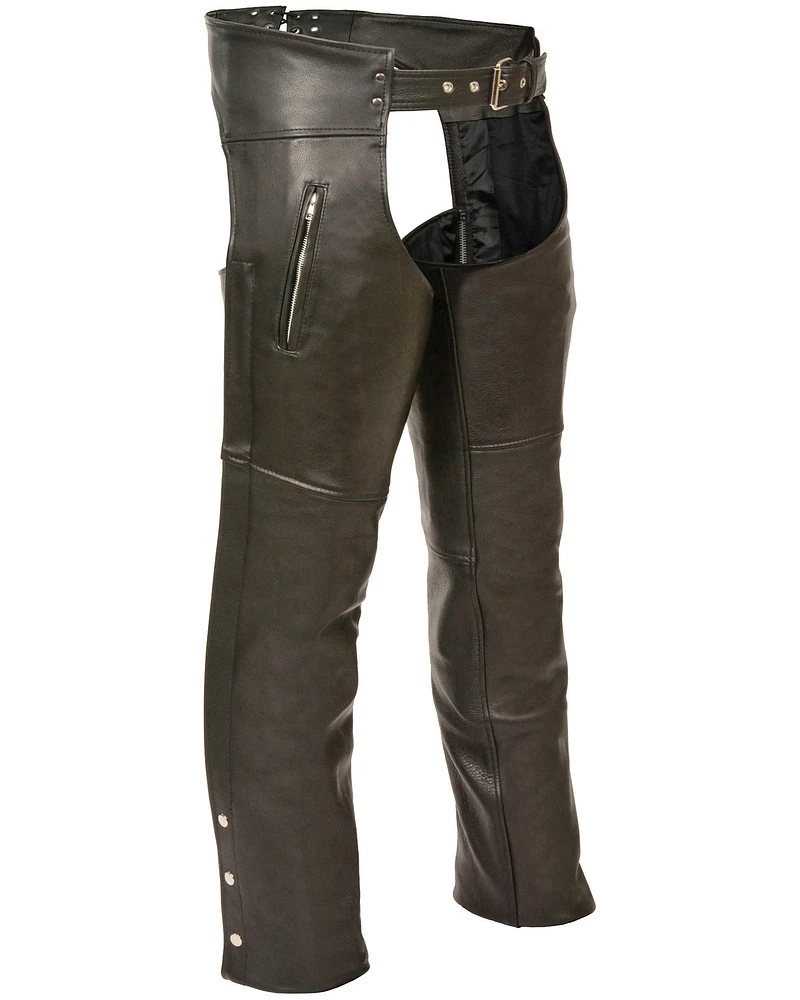 Milwaukee Leather Men's Zippered Thigh Pocket Chaps
