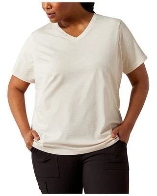 Ariat Women's Rebar Heather Short Sleeve Work Tee - Plus