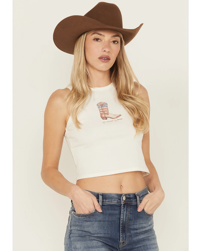 Originality Women's American Women Graphic Tank