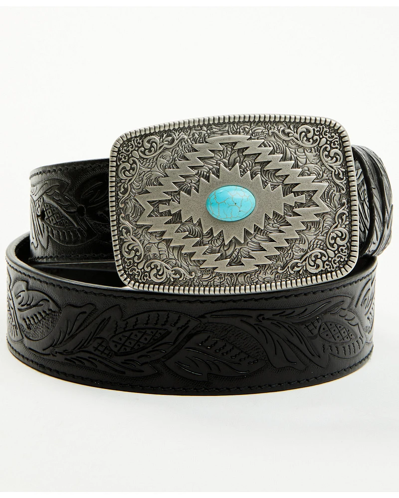Cody James Men's Palmer Tooled Leather Belt