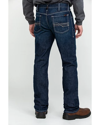 Ariat Men's FR M4 Durastretch Lineup Relaxed Straight Work Denim Jeans - Big