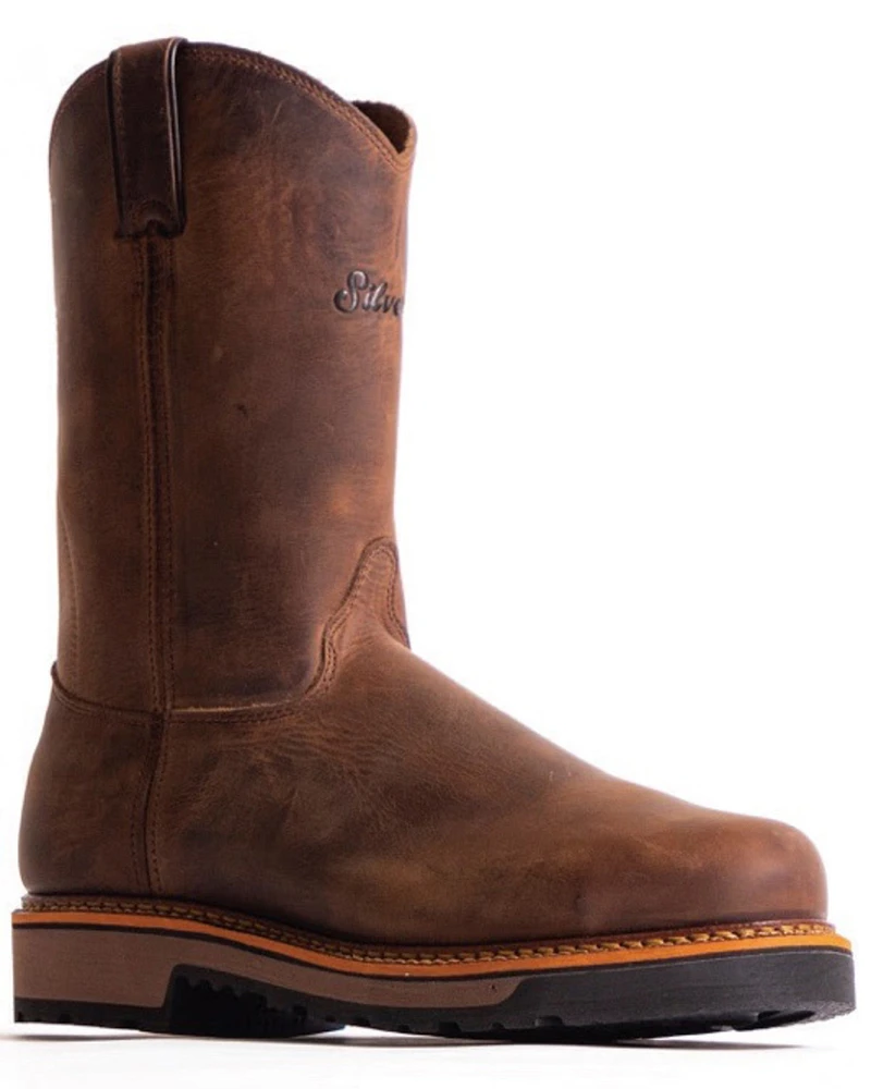 Silverado Men's 10" Western Work Boots - Soft Toe