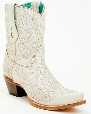 Corral Women's Embroidered Western Ankle Boots - Snip Toe