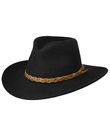 Master Hatters Men's Traveler Crushable Felt Western Fashion Hat