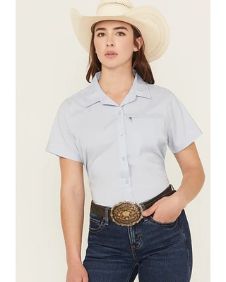 Ariat Women's VentTEK Solid Short Sleeve Button-Down Stretch Western Shirt