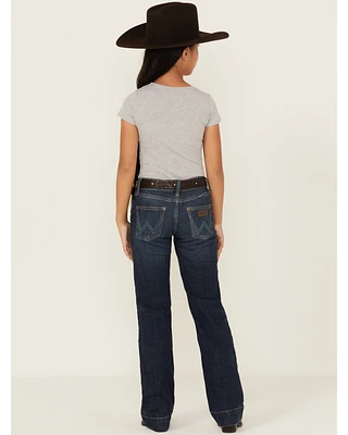 Wrangler Girls' Trouser Stretch Denim Jeans