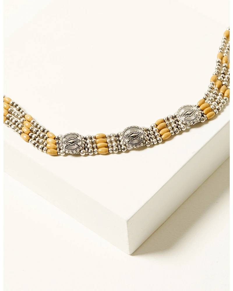 Shyanne Women's Moonrise Canyon Beaded Choker Necklace