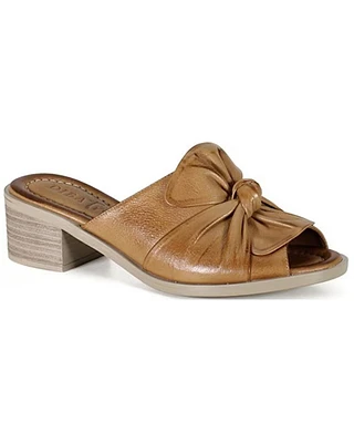 Diba True Women's Know How Leather Bow Sandals