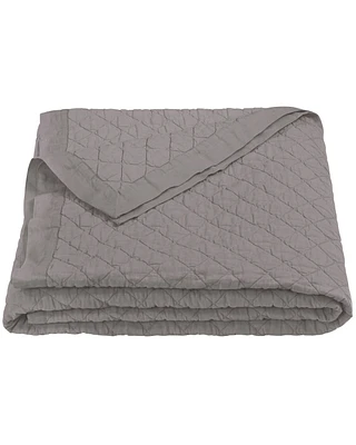 HiEnd Accents Diamond Pattern Linen King Quilt