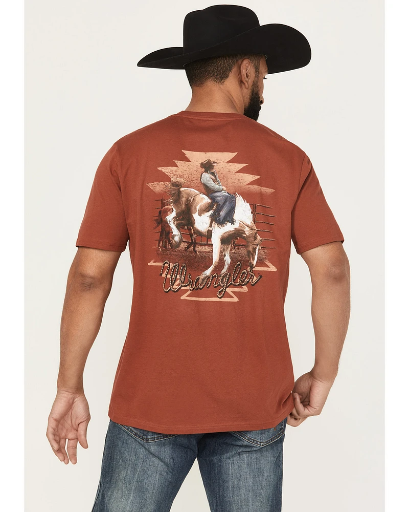 Wrangler Men's Boot Barn Exclusive Bucking Bronco Short Sleeve Graphic Tee