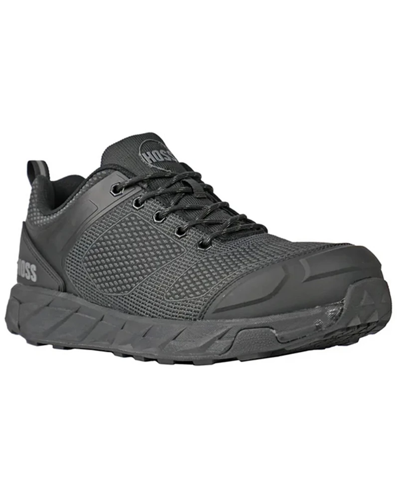 Hoss Men's Buster Low Waterproof Slip Resistant Work Shoes - Carbon Nano Toe