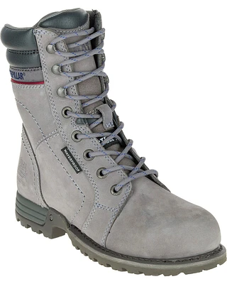 CAT Women's Echo Waterproof Steel Toe Work Boots