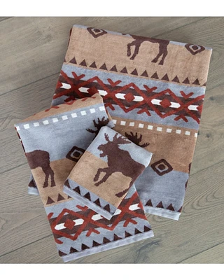 Carstens Home Moose Towel Set - 3 Piece