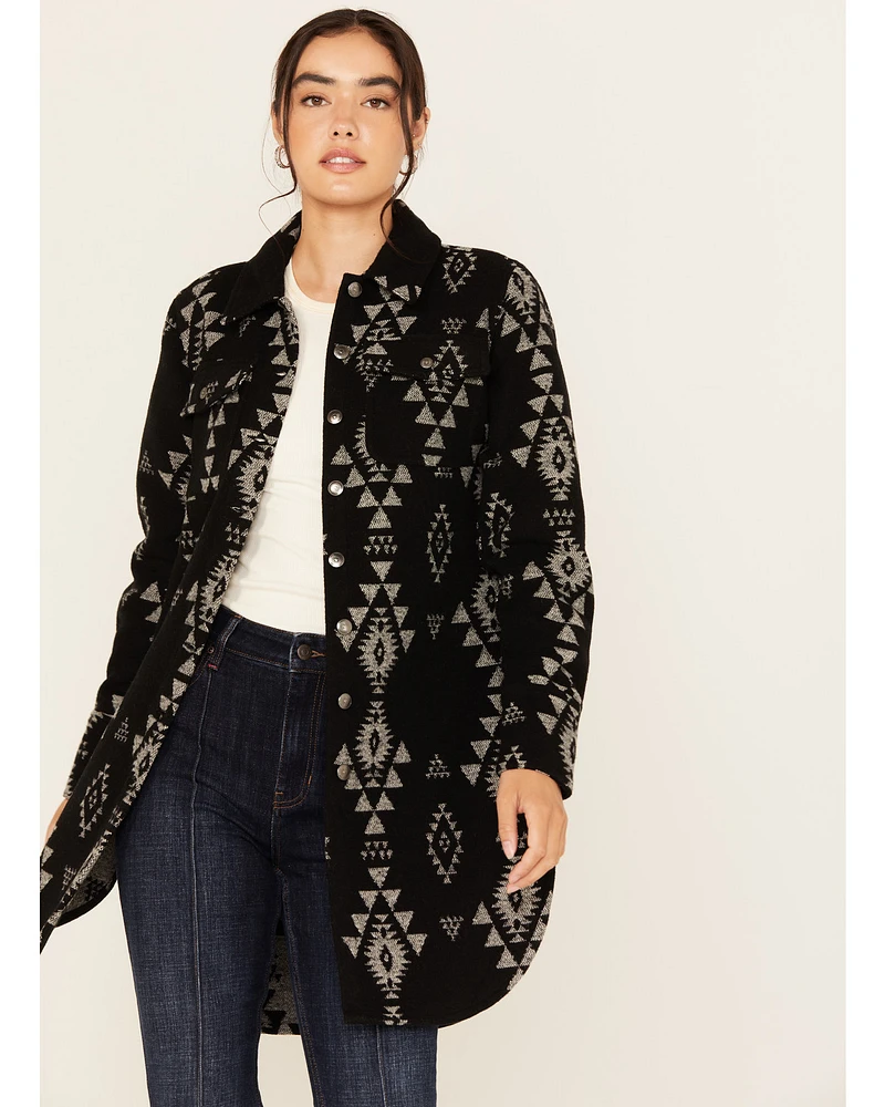 Shyanne Women's Southwestern Print Button-Down Shacket