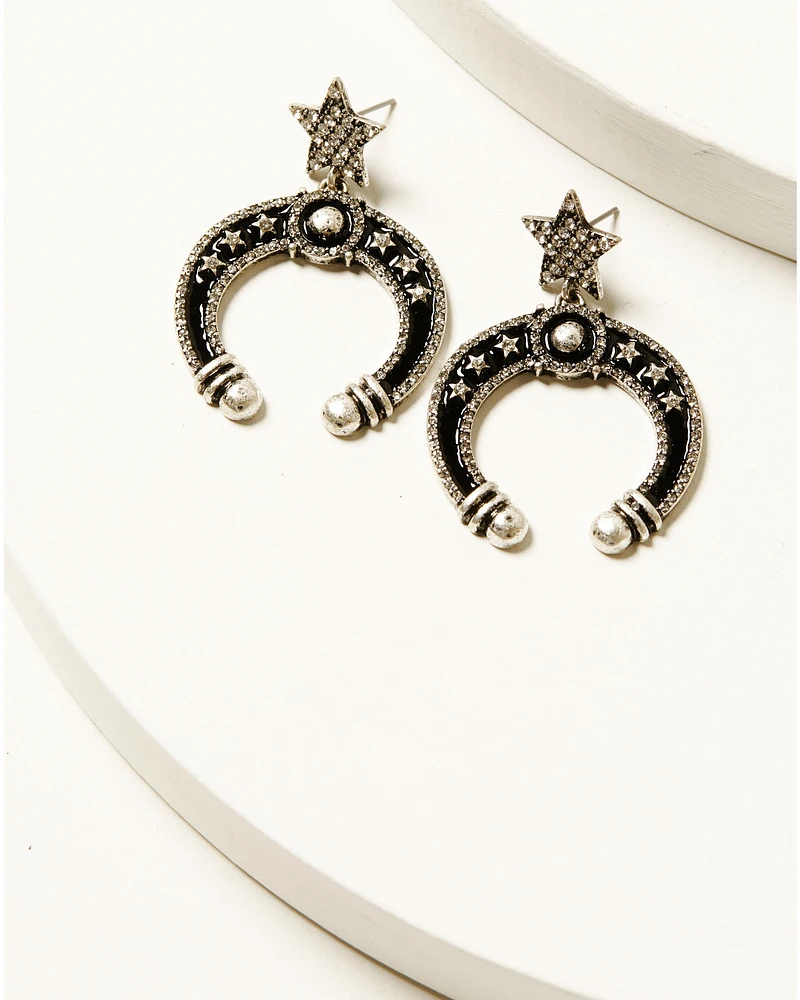 Idyllwind Women's Squash Blossom Antique Earrings