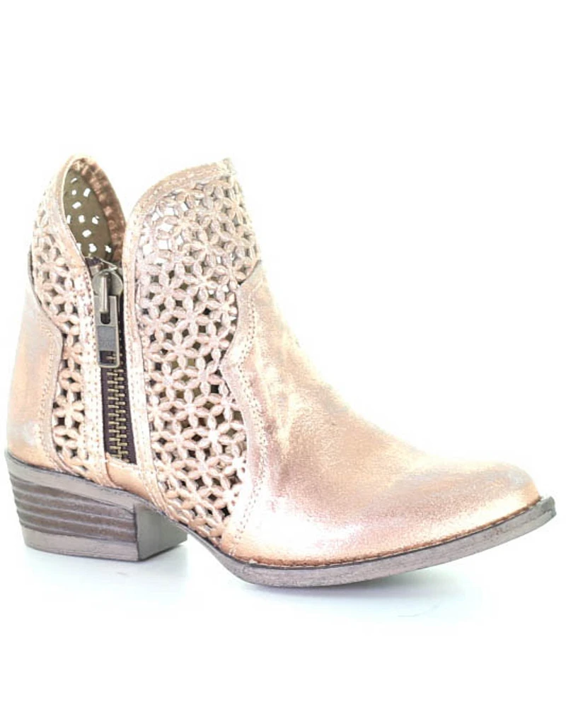Circle G Women's Cut Out Fashion Booties - Round Toe
