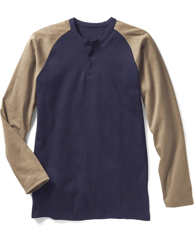 Rasco Men's FR Baseball Henley T-Shirt