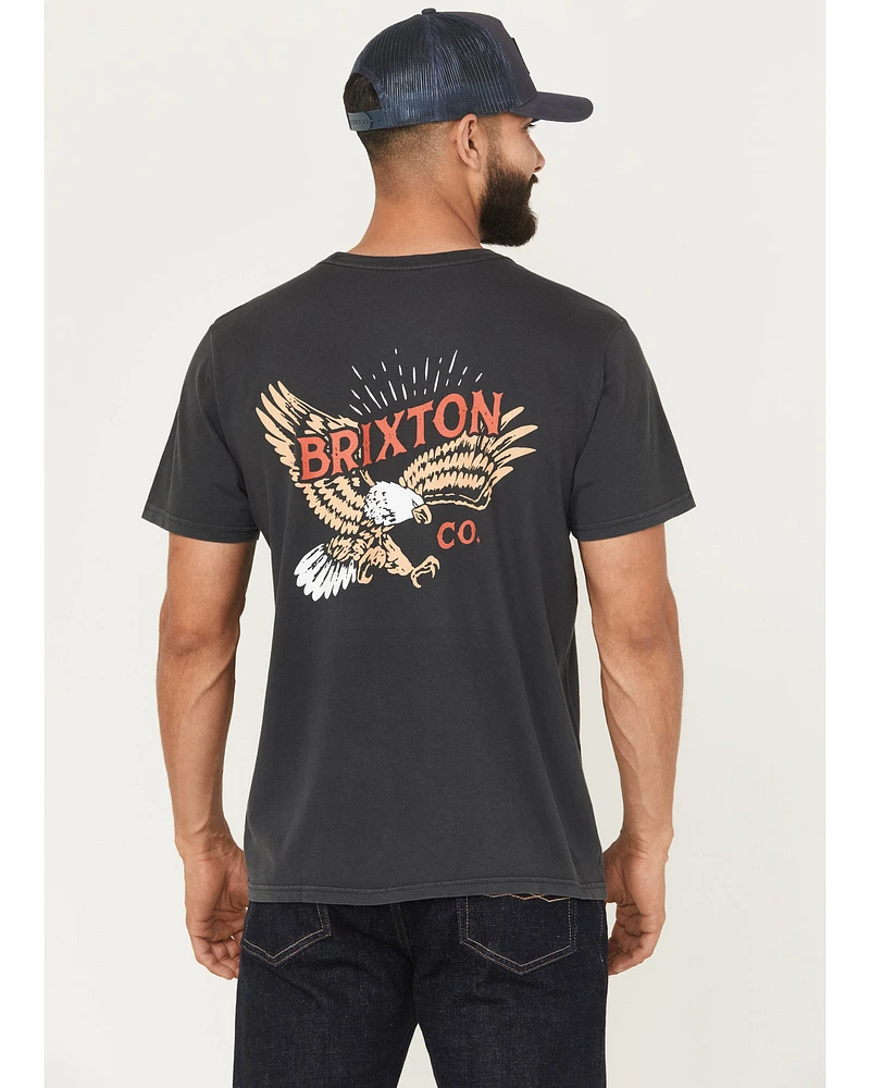 Brixton Men's Keller Eagle Short Sleeve Graphic T-Shirt