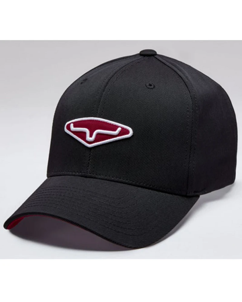 Kimes Ranch Men's Black Dynamite Links Logo Patch Ball Cap