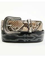 Cody James Men's Exotic Python Belly Billet Belt