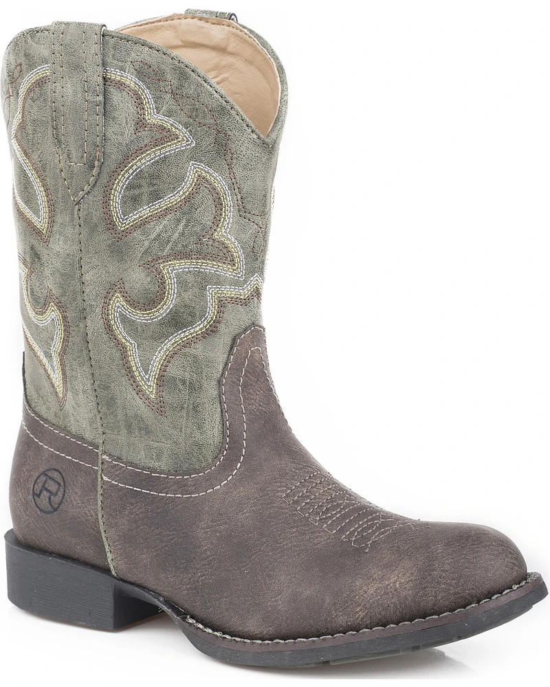 Roper Boys' Classic Western Boots - Round Toe