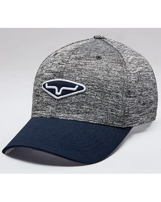 Kimes Ranch Men's Heather Gray Dynamite Links Logo Patch Ball Cap