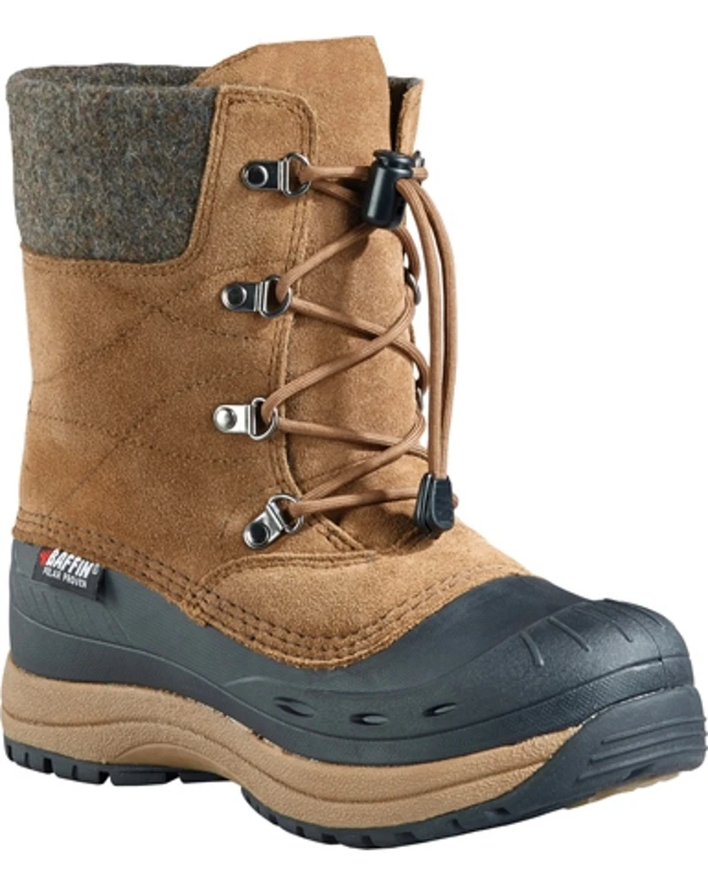 Baffin Women's Arnaq Waterproof Suede Rubber Shell Winter Boots