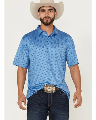 Ariat Men's Charger 2.0 Geo Print Short Sleeve Button-Down Polo Shirt