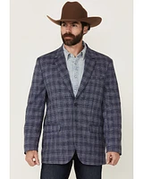 Rock & Roll Denim Men's Plaid Print Modern Fit Sportcoat