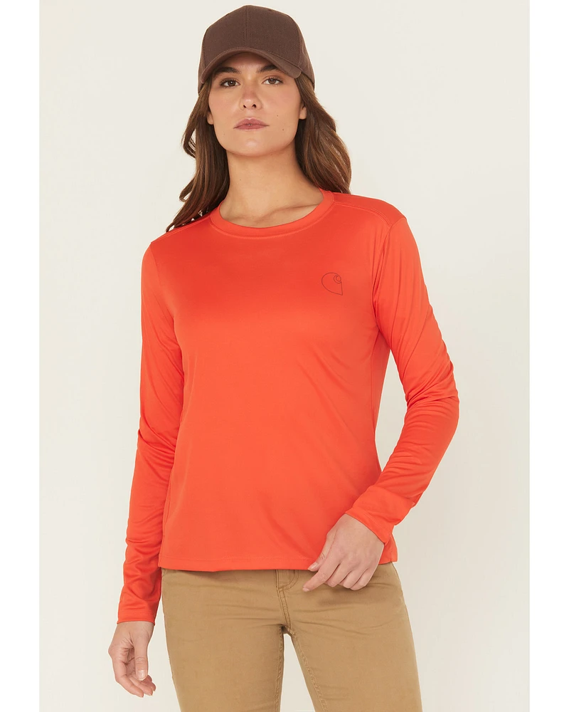Carhartt Women's Force Sun Defender™ Relaxed Fit Lightweight Long Sleeve Graphic Work Tee