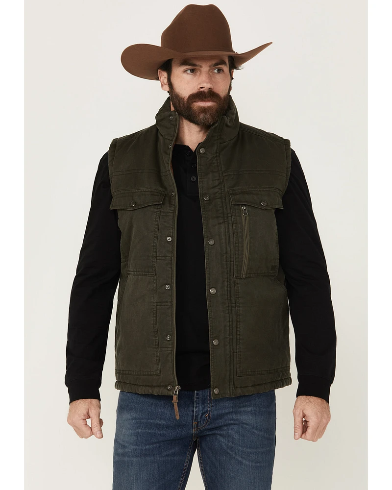 Dakota Grizzly Men's Sawtooth Microsuede Insulated Vest