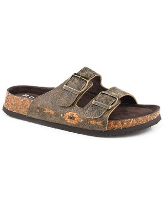 Roper Women's Delilah Southwestern Embroidered Sandals