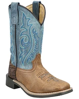 Smoky Mountain Little Boys' Cole Western Boots - Broad Square Toe