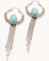 Shyanne Women's Fringe Hoop Earrings