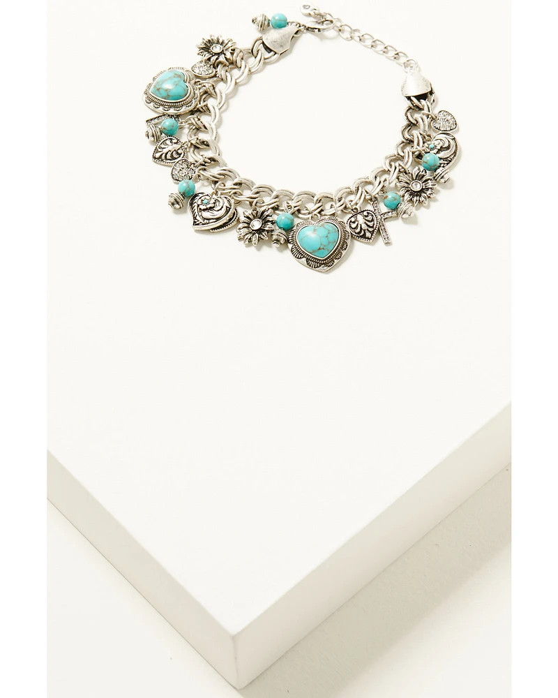 Shyanne Women's Wildheart Multi-Charm Bracelet