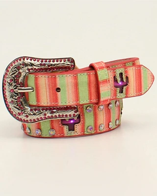 M & F Western Girls' 3D Angel Ranch Belt