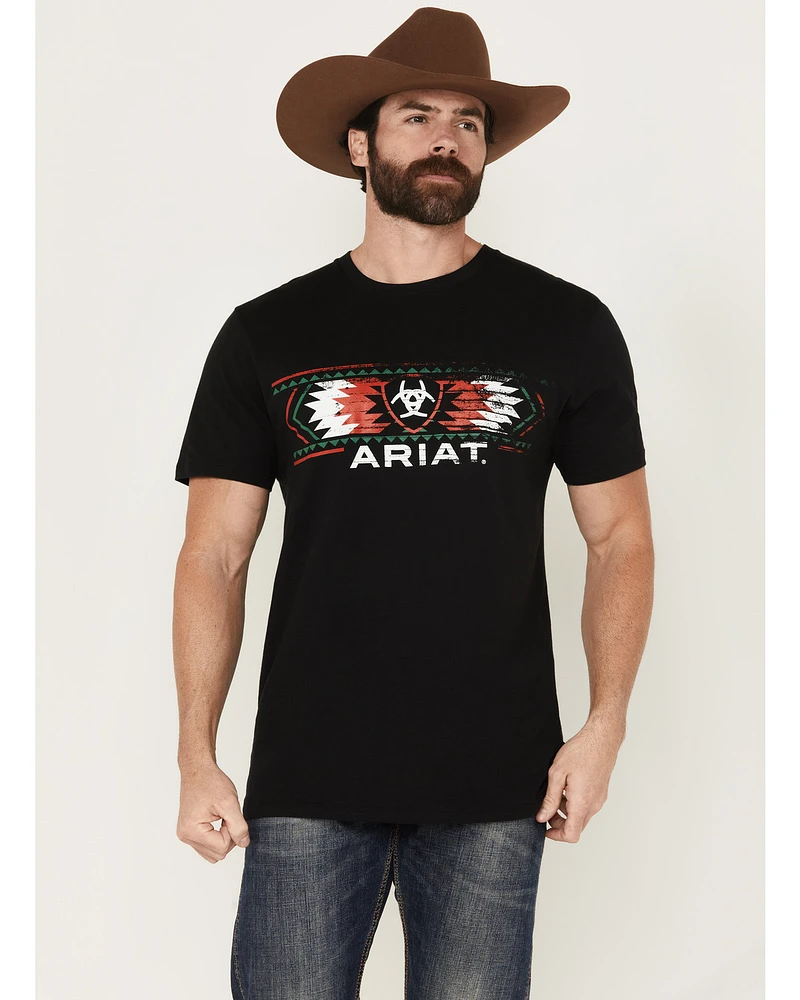 Ariat Men's Southwest Mexico Logo Short Sleeve Graphic T-Shirt