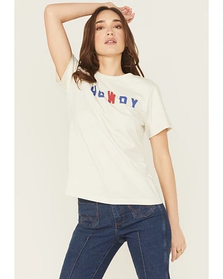 Wrangler Women's Modern Howdy Short Sleeve Graphic Tee