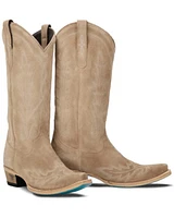 Lane Women's Lexington Suede Tall Western Booties - Snip Toe