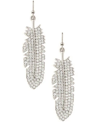 Montana Silversmiths Women's Shimmering Feather Earrings